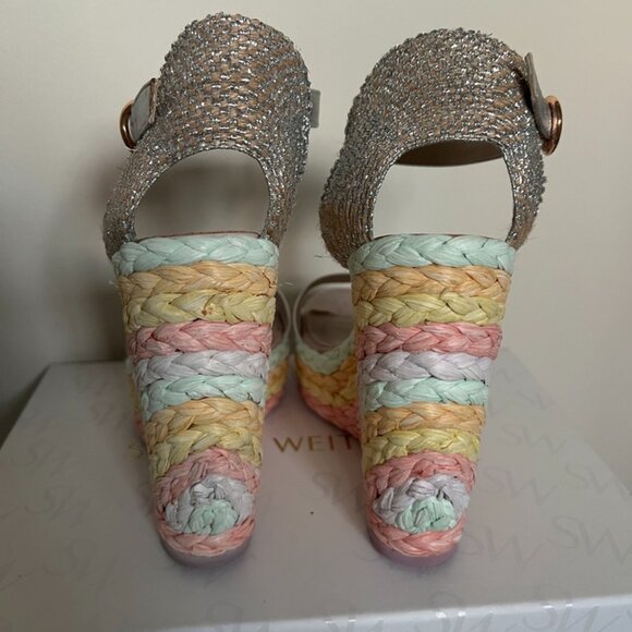 Sophia Webster Women's Lucita Platform Wedge Espadrille Sandals - Picture 4 of 5